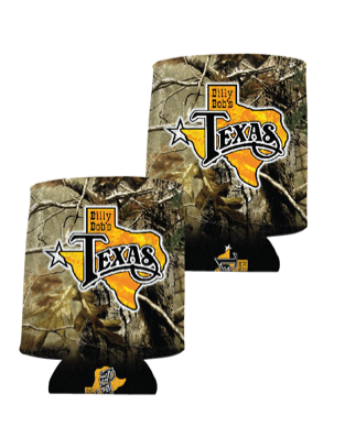 Billy Bob's Texas Camo Koozie