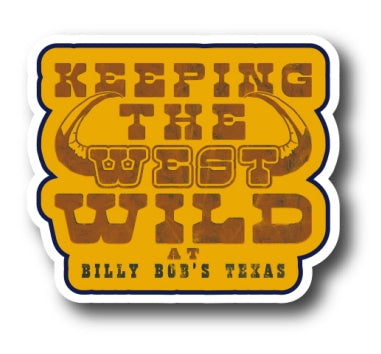 WILD WEST STICKER