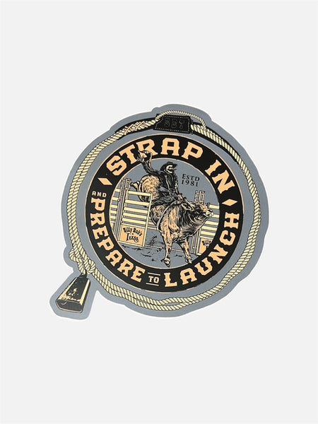 STRAP IN STICKER