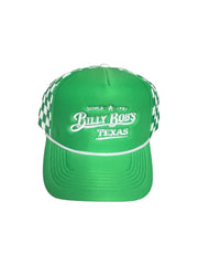 Checkered Logo Trucker Cap