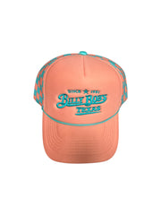 Checkered Logo Trucker Cap