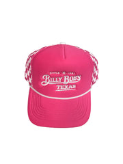 Checkered Logo Trucker Cap