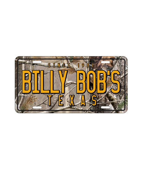 Camo License Plate